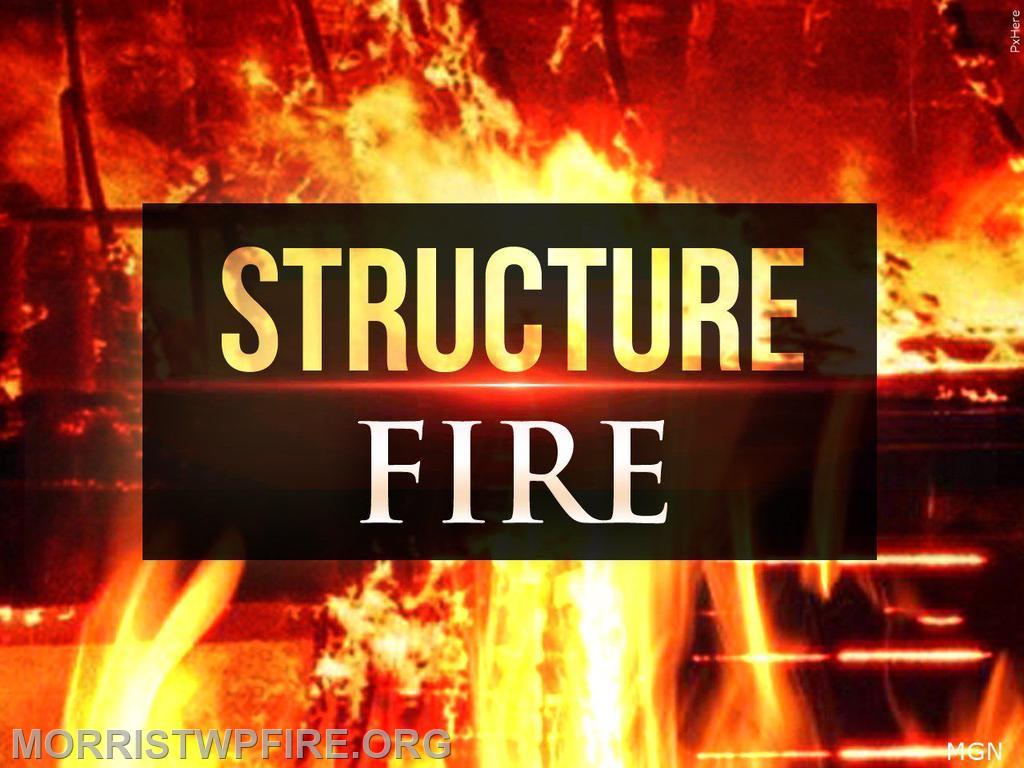 Structure Fire - Morris Township Volunteer Fire Co